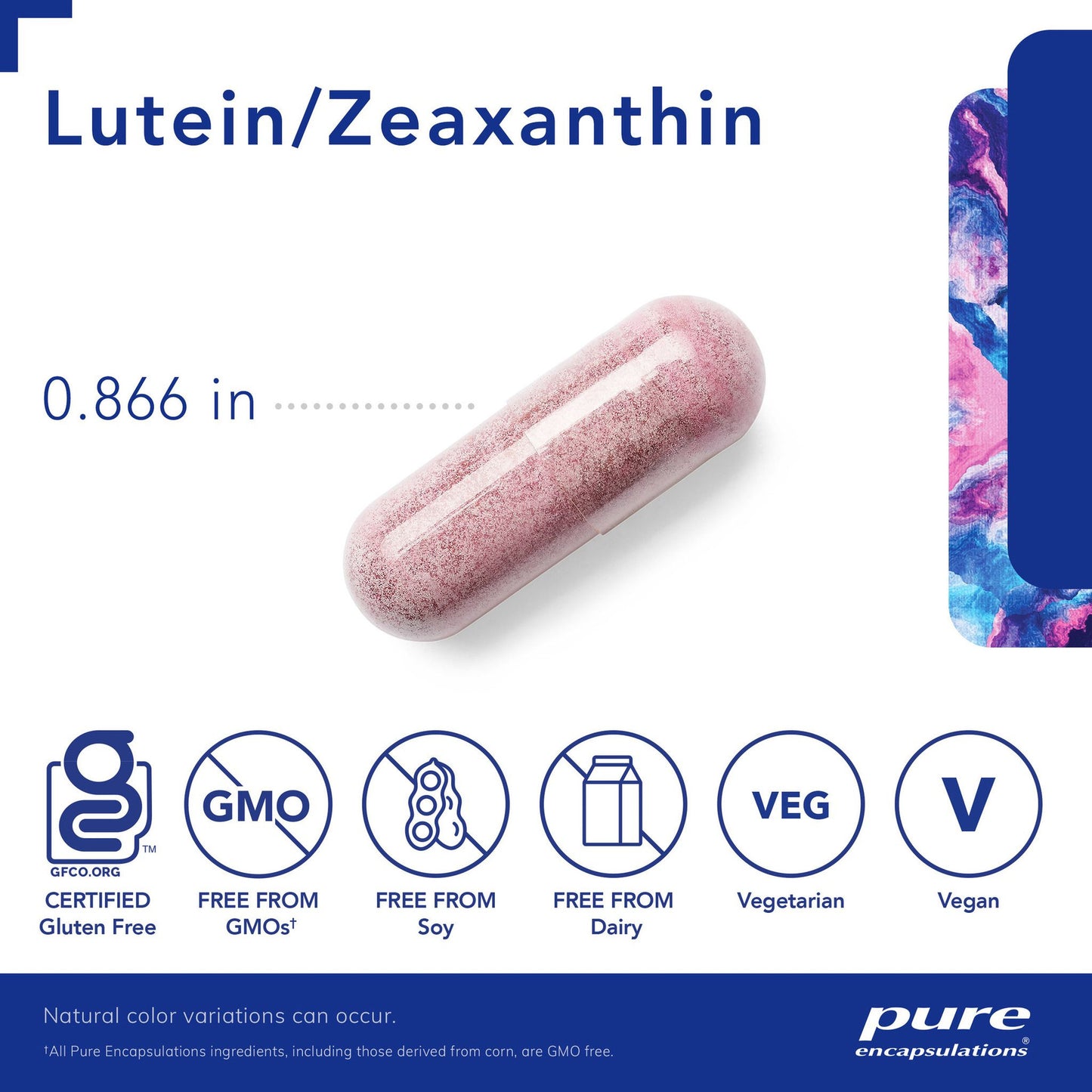 Lutein/Zeaxanthin – 60 Capsules Pure Encapsulations
