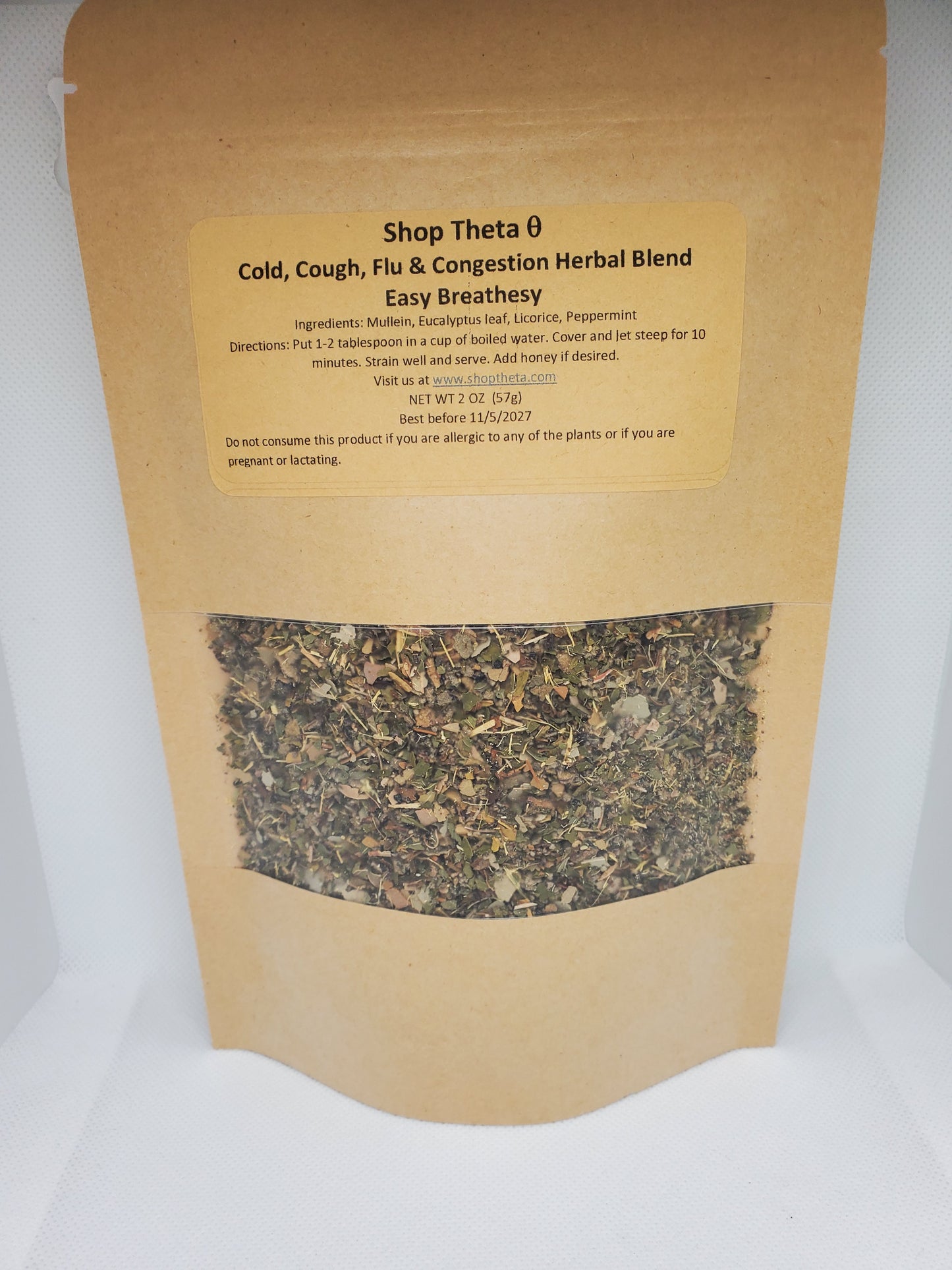 Cold Cough Flu Congestion Herbal Mix Easy Breathesy