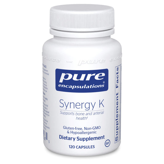 Pure Encapsulations Synergy K | Supplement with Vitamin K1, K2, and D3 to Support Bones | Blood Vessels, Vascular Elasticity, and Calcium Utilization