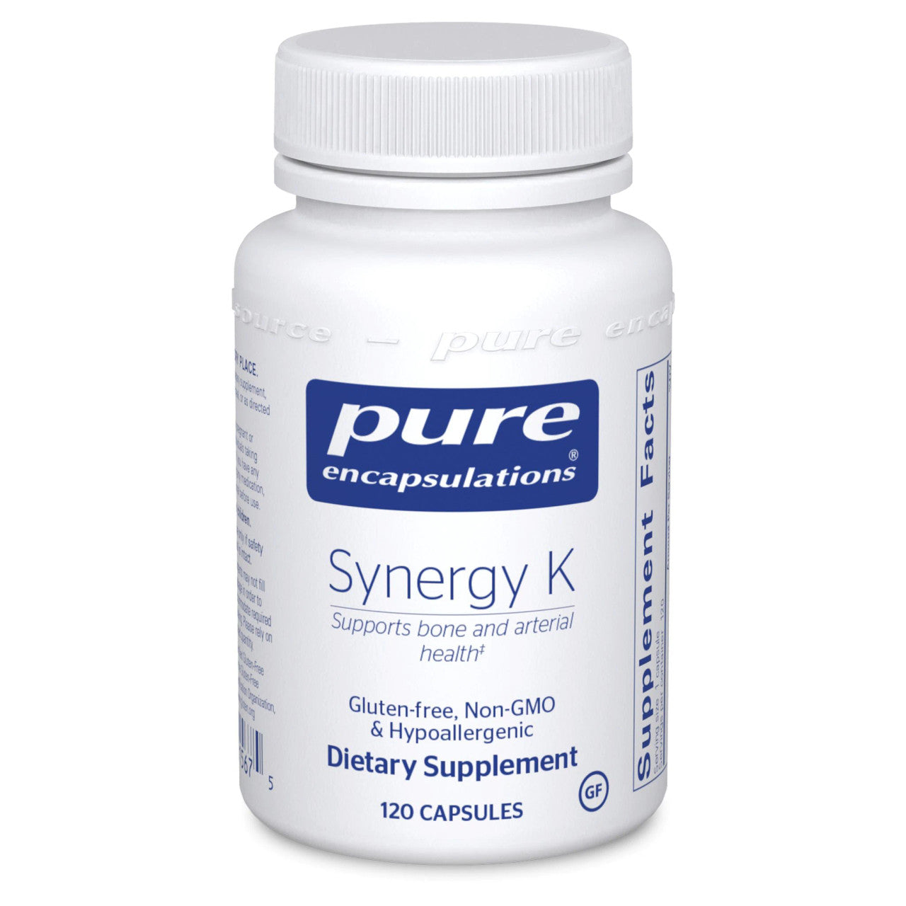 Pure Encapsulations Synergy K | Supplement with Vitamin K1, K2, and D3 to Support Bones | Blood Vessels, Vascular Elasticity, and Calcium Utilization