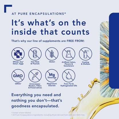 Pure Encapsulations CoQ10 120 mg - Heart Health, Antioxidants, Brain & Memory Health - Cellular Health, Cognition & Cardiovascular Support - 60 Capsules