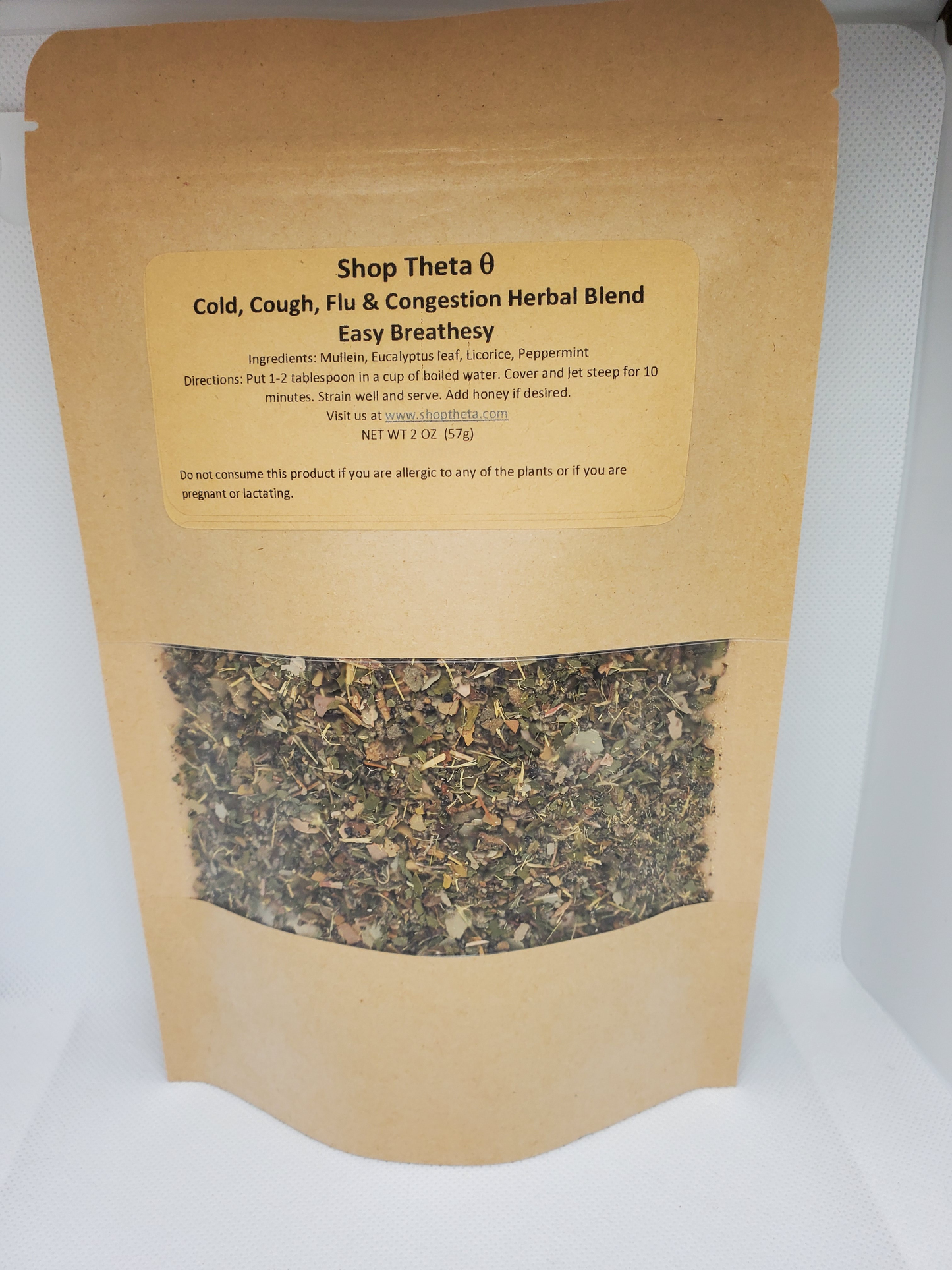Cold Cough Flu Congestion Herbal Blend Easy Breathesy