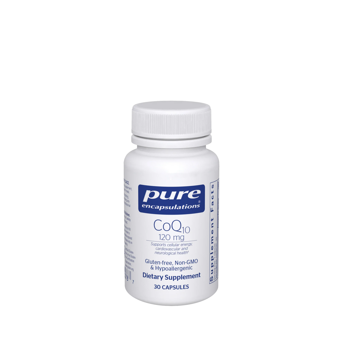 Pure Encapsulations CoQ10 120 mg - Heart Health, Antioxidants, Brain & Memory Health - Cellular Health, Cognition & Cardiovascular Support - 60 Capsules
