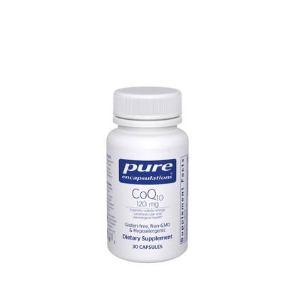 Pure Encapsulations CoQ10 120 mg - Heart Health, Antioxidants, Brain & Memory Health - Cellular Health, Cognition & Cardiovascular Support - 60 Capsules