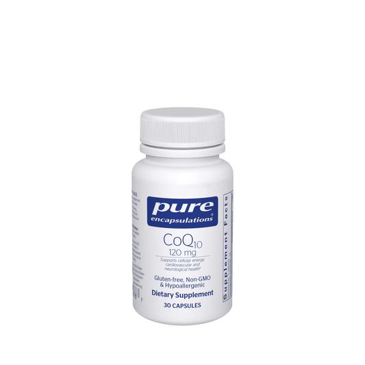 Pure Encapsulations CoQ10 120 mg - Heart Health, Antioxidants, Brain & Memory Health - Cellular Health, Cognition & Cardiovascular Support - 60 Capsules