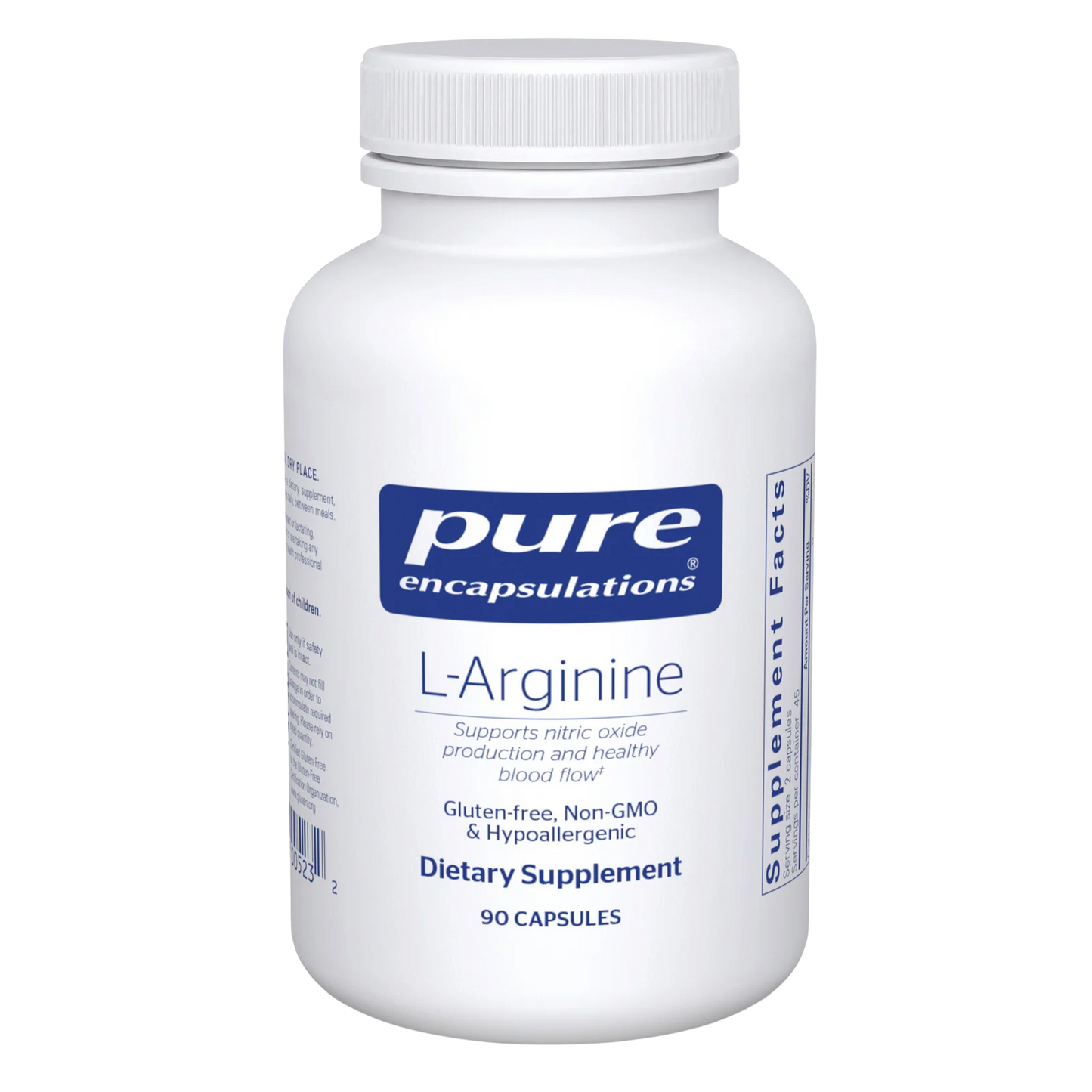 L-Arginine Pure Encapsulations - 90 Capsules