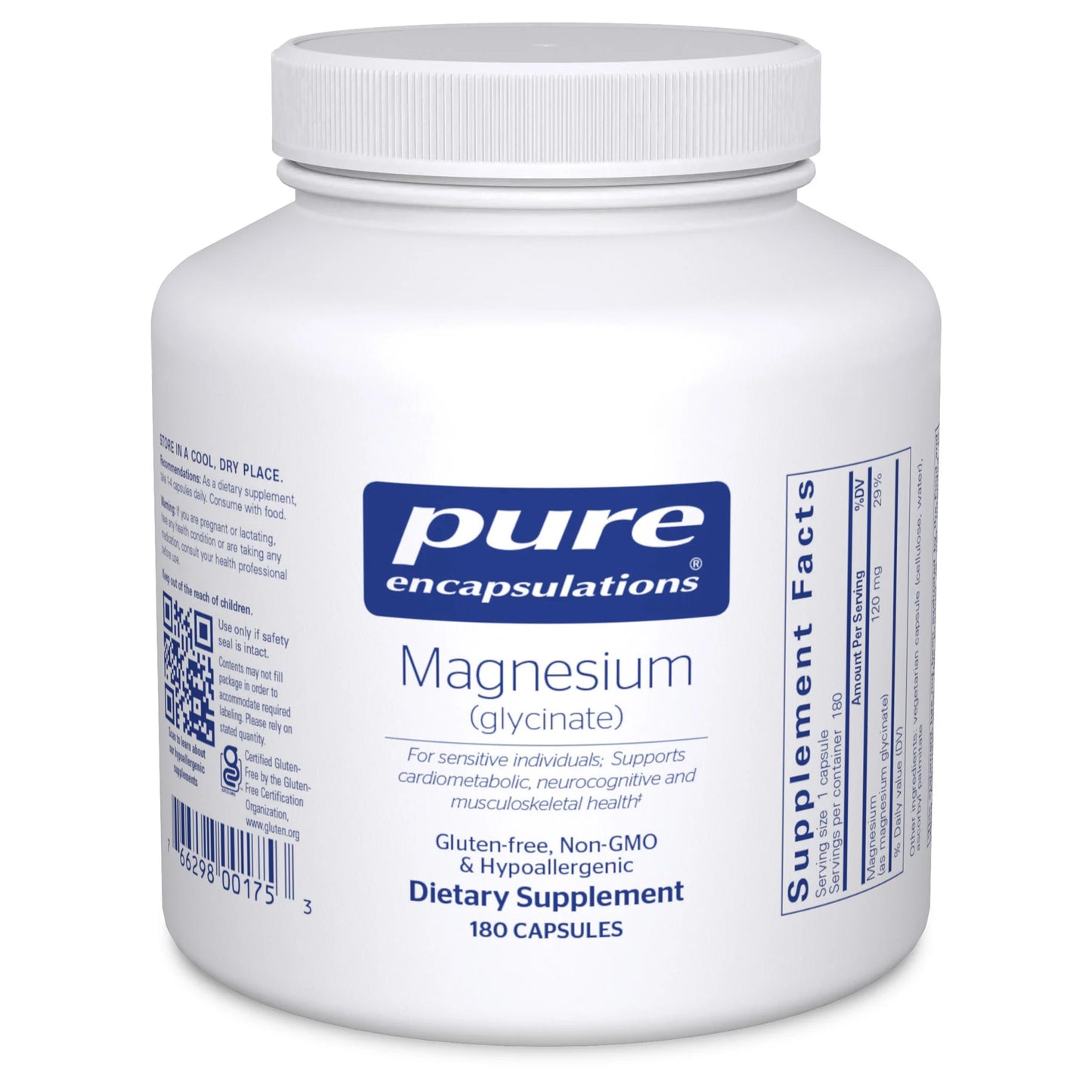 Pure Encapsulations Magnesium Glycinate - 180 Capsules