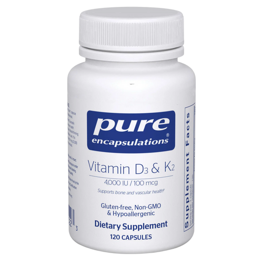 Vitamin D3 & K2 - Pure Encapsulations 120 capsules